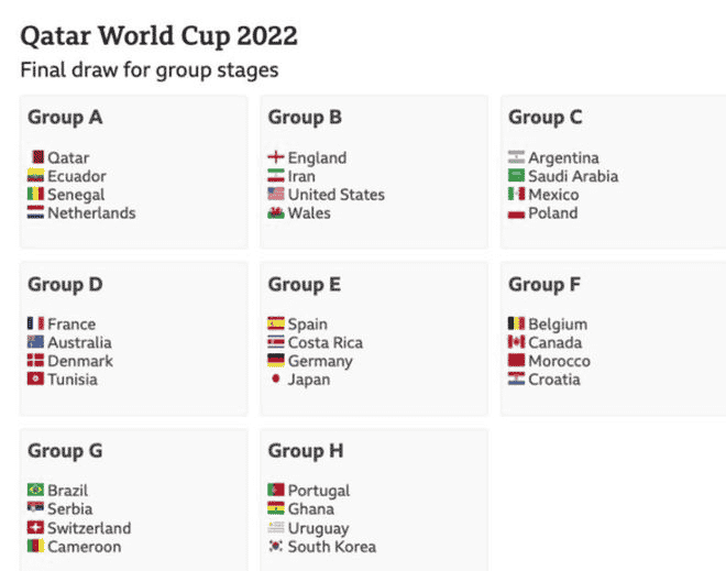 2022 世界盃 國際足聯批准卡達錦標賽的 26 人大名單